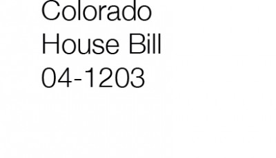 Colorado House Bill 04-1203