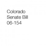 Colorado Senate Bill 06-154