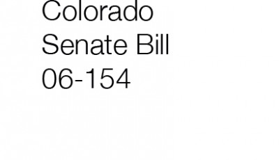 Colorado Senate Bill 06-154