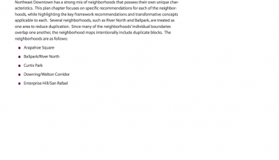 Northeast Downtown Neighborhoods Plan